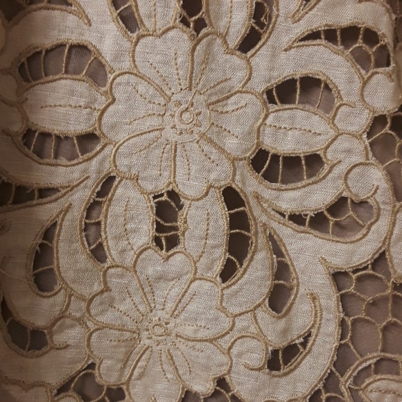 NWT, Tracy Reese New York Ecru Embroidered Blazer - Picture 6 of 12